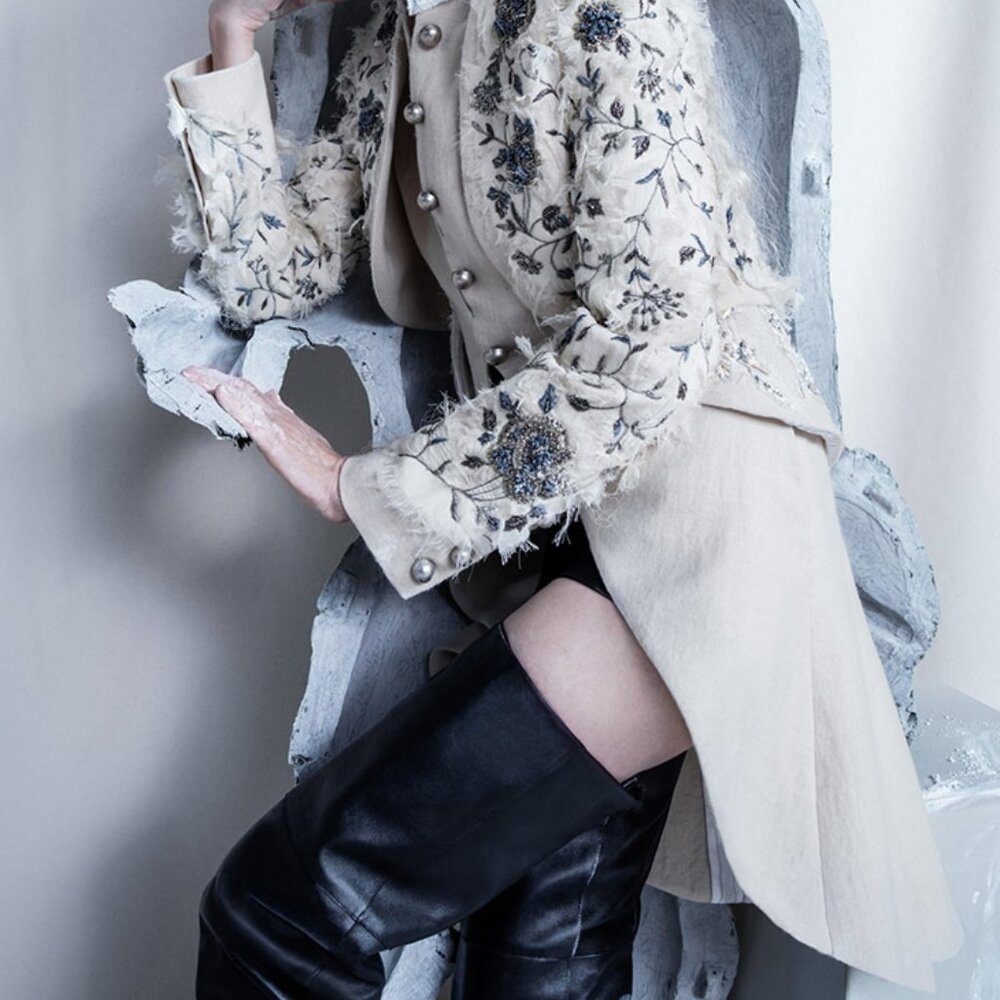 Zara Atelier Limited Edition Thigh High Leather Heeled Boots - Picture 8 of 8